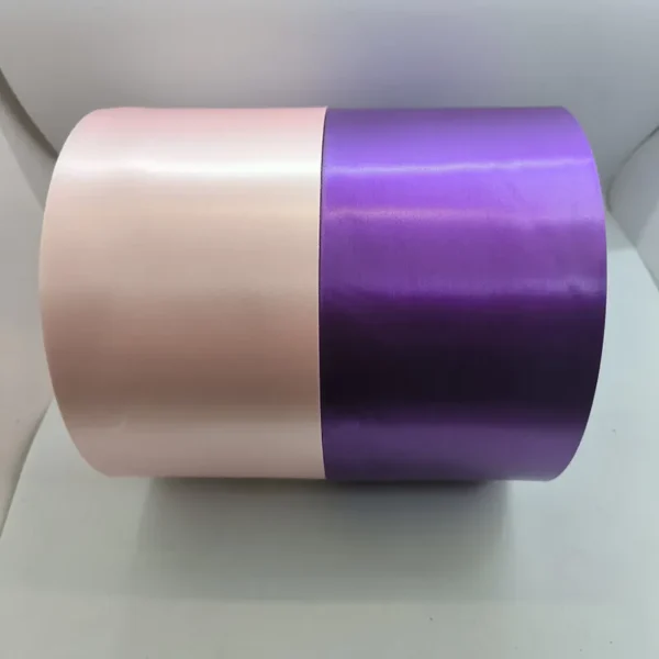 Custom Color Polyester Satin Ribbon – Bulk Rolls for Decoration and Sewing